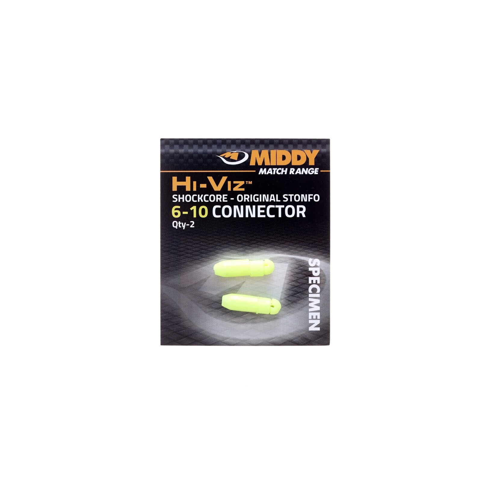 Middy Middy Hi-Viz Shockcore Connector – elastiekconnector voor vaste hengel