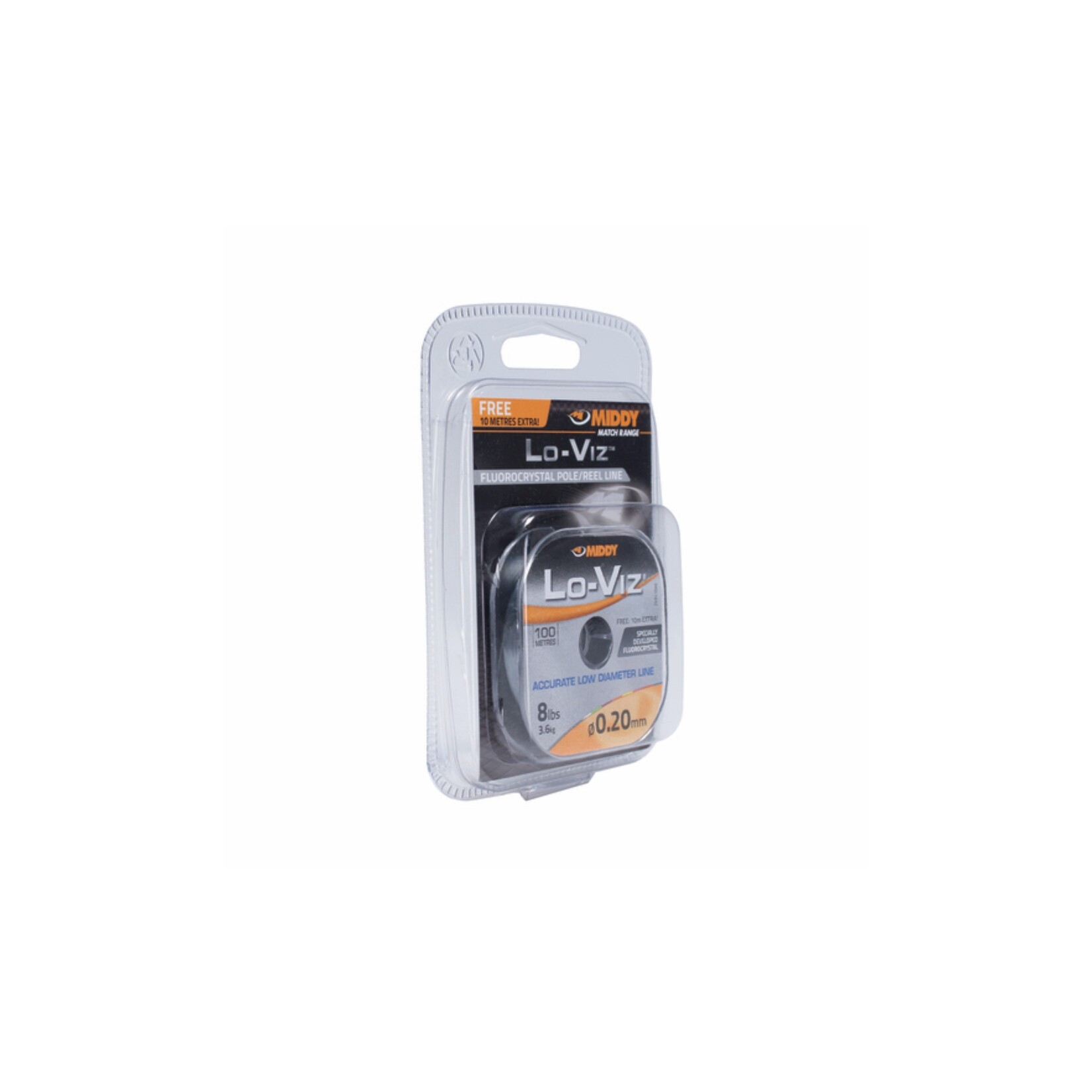 Middy Middy Lo-Viz Fluorocrystal – onopvallende en sterke vislijn voor optimale presentatie
