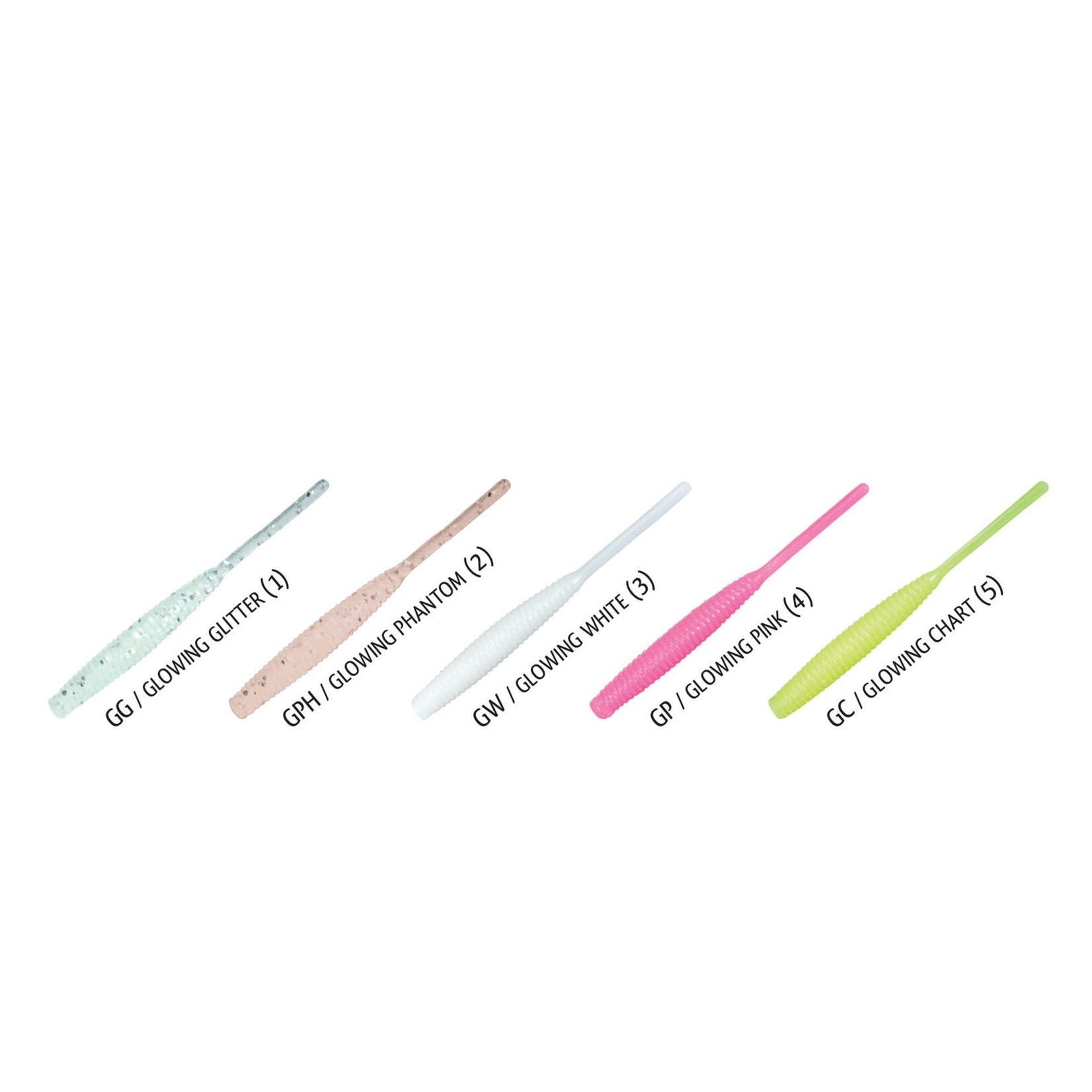 Rapture Rapture Aji Worm 50 mm – softbait worm voor mid-water fast retrieve