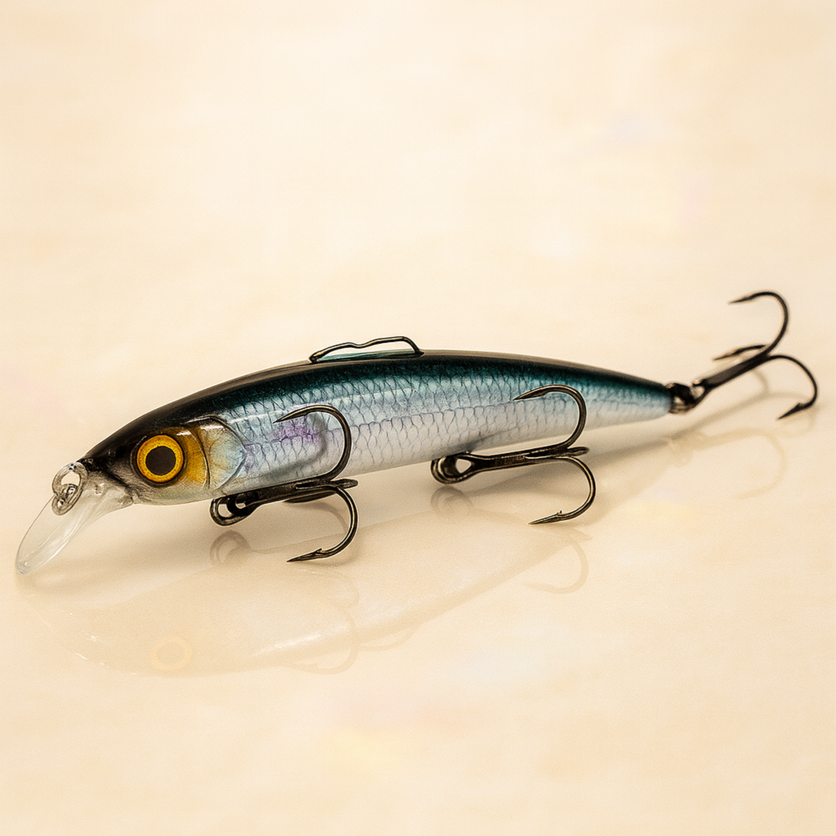 Gecko Gecko Fin Minnow 125 – Jerkbait 12,5 cm · 20 g · Langzaam Zinkend