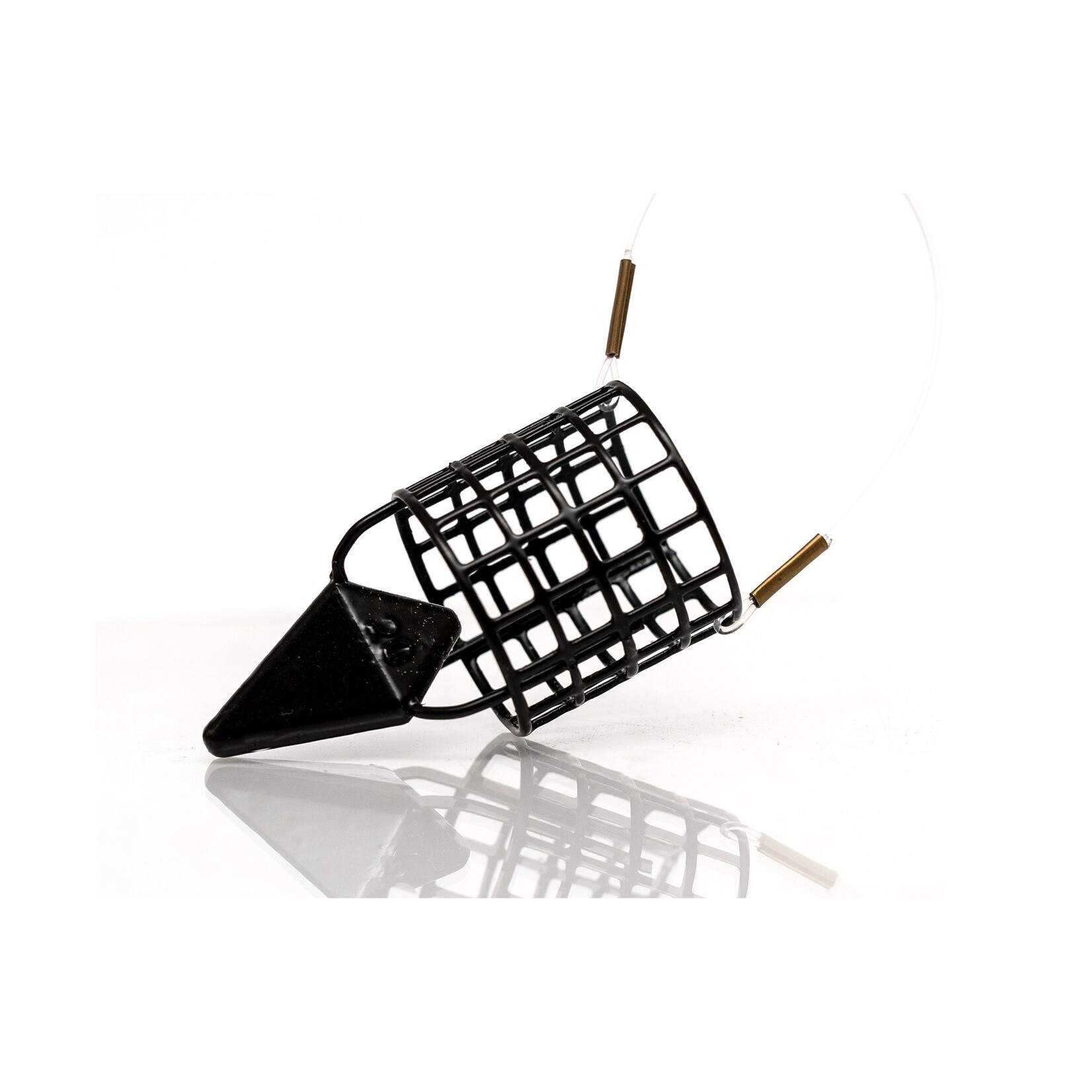 AS Feeders AS Feeder Bullet Feeder – stalen mesh voerkorf met loodbodem voor verre worpen