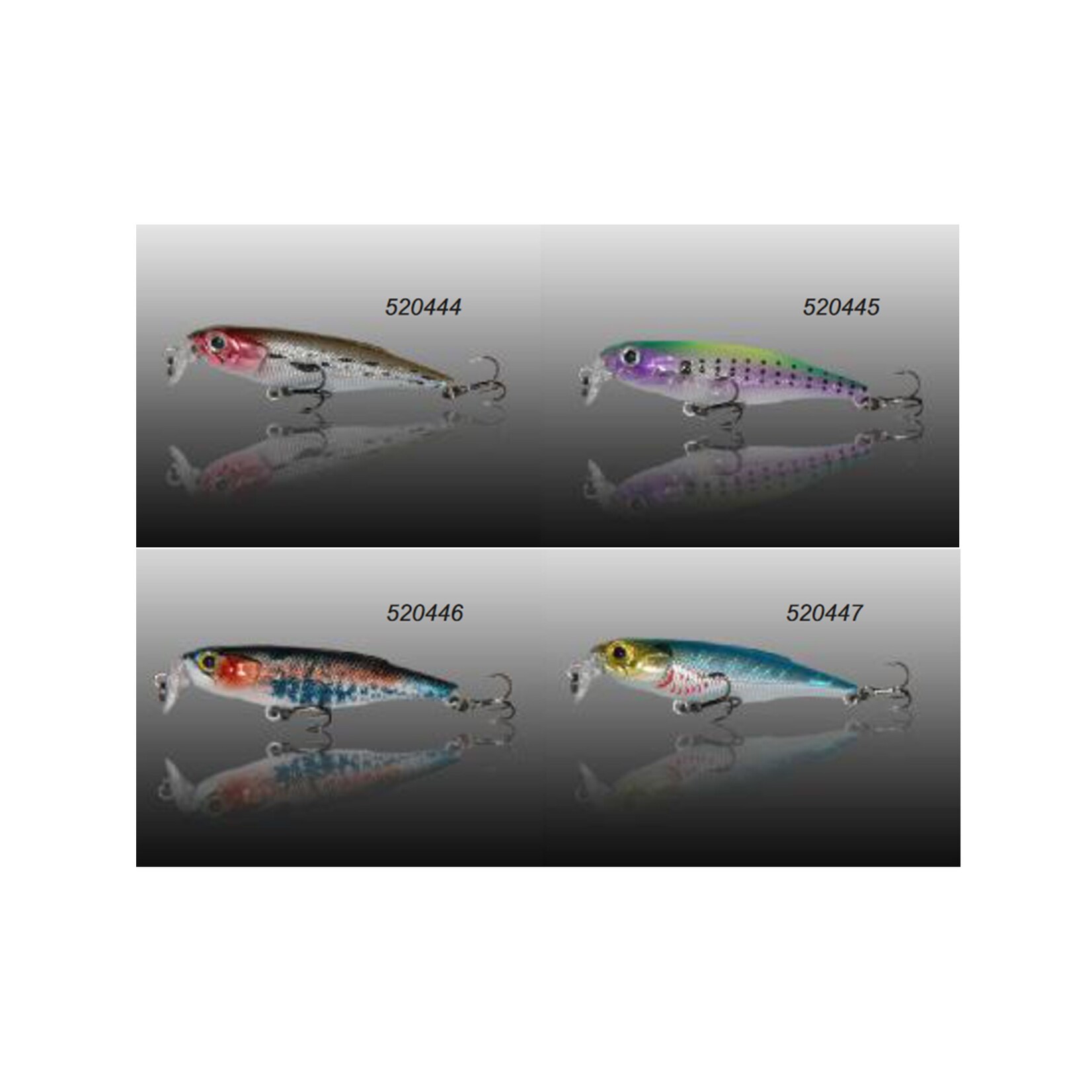 Gecko Gecko Minnow Z 60 – Wobbler 6 cm · 6 g · Langzaam Zinkend