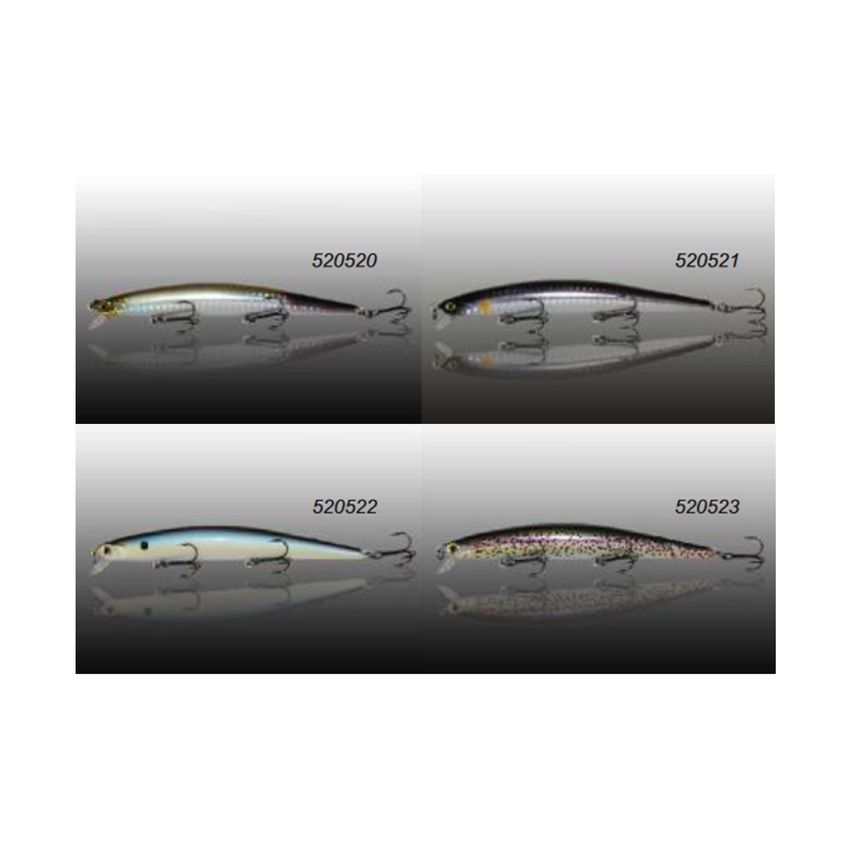 Gecko Gecko Flat Minnow 125 – Slanke Minnow 12,5 cm · 14.5 g · Langzaam Zinkend