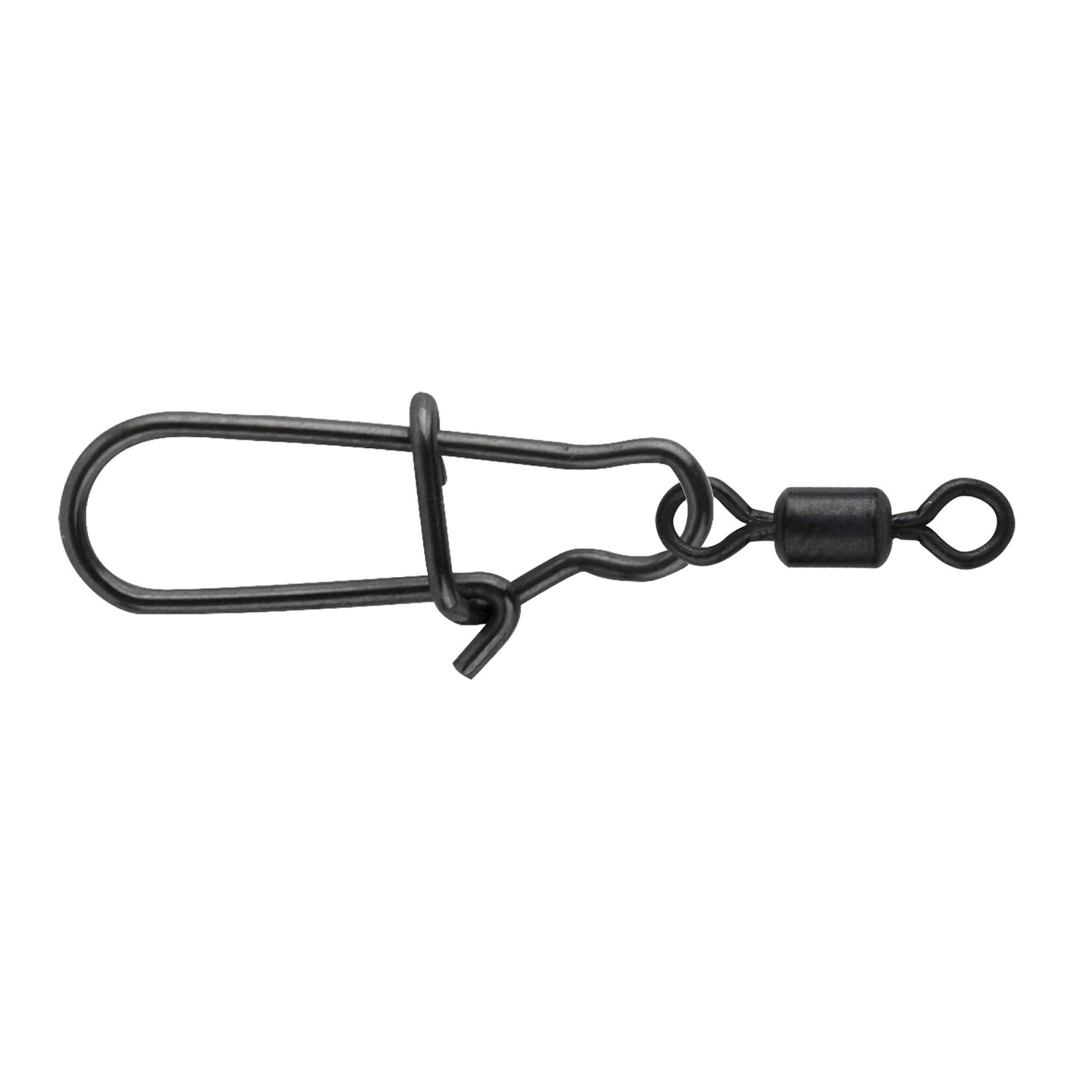 Spro Matte Black Easy Snap met Rolling Swivel voor Vissen