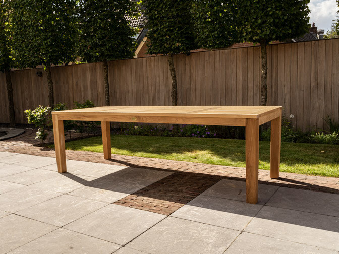 Teak Gartentisch Verona 250 cm