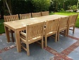 Teak Gartensessel Bergamo mit Armlehne