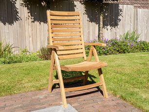 Teak Gartenstuhl Genova klappbar