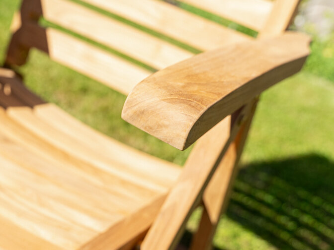 Teak Gartenstuhl Genova klappbar