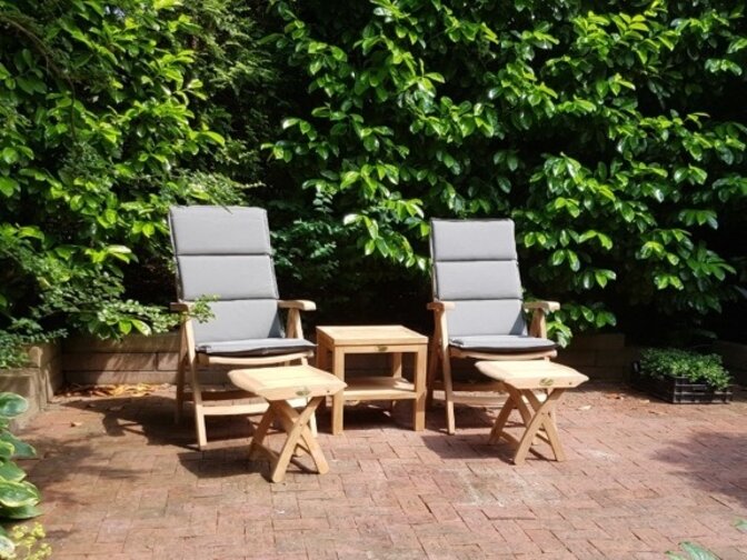 Teak Gartenstuhl Genova klappbar