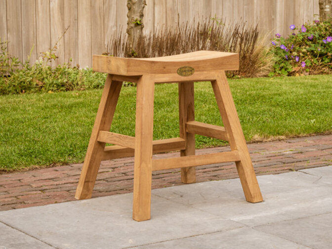 Teak-Hocker