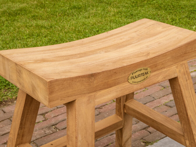 Teak-Hocker