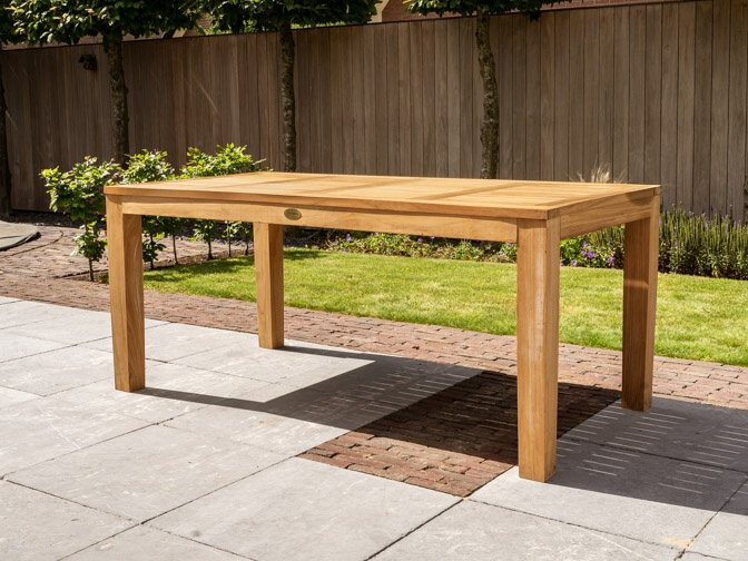 Gartentisch Verona aus Teakholz 90 x 180 cm