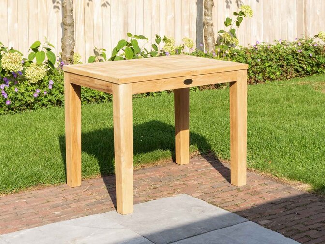 Teak-Gartentisch Verona schmal 70 x 95 cm
