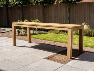 Teak-Gartentisch Verona 75 x 220 cm
