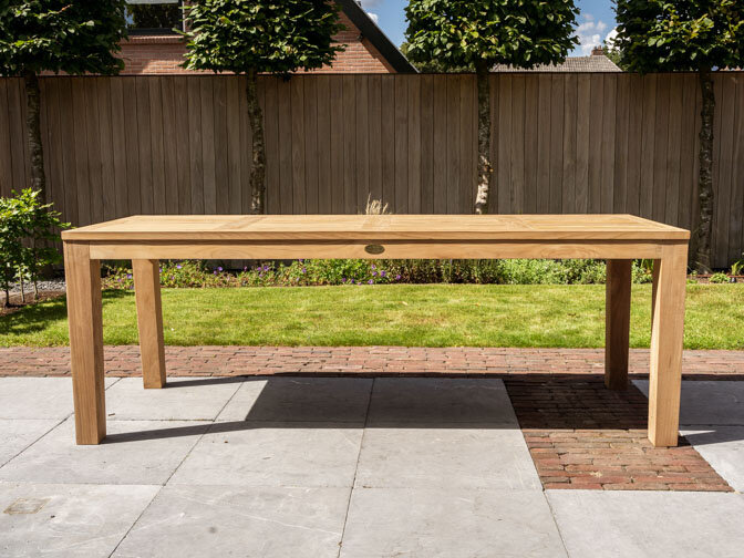 Teak-Gartentisch Verona 75 x 220 cm