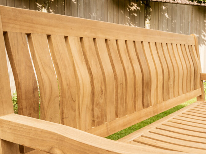 Teak Gartenbank Bergamo 120 cm