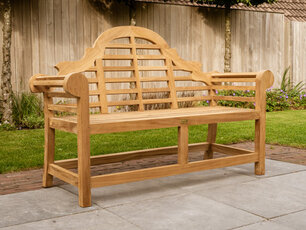 Teak-Gartenbank Luytjens 156 cm