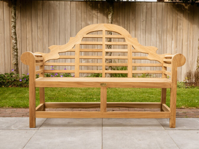 Teak-Gartenbank Luytjens 156 cm