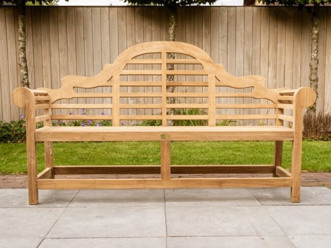 Teak-Gartenbank Luytjens 186 cm