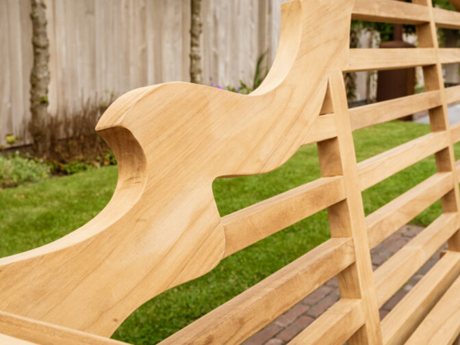 Teak-Gartenbank Luytjens 186 cm