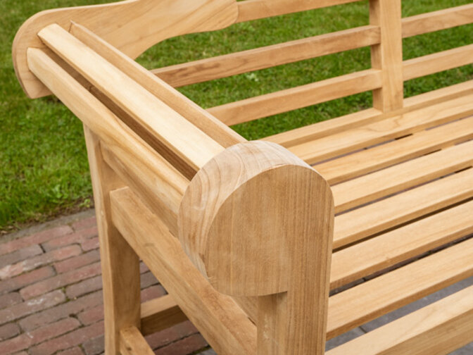 Teak-Gartenbank Luytjens 186 cm