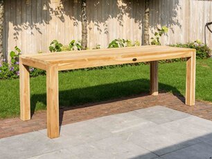 Napoli Gartentisch aus Teakholz 80 x 220 cm