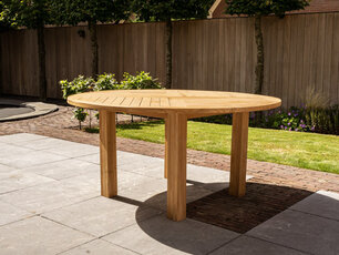 Teak-Gartentisch Toscane rund 135 cm
