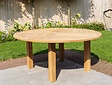 Teak-Gartentisch Toscane rund 175 cm