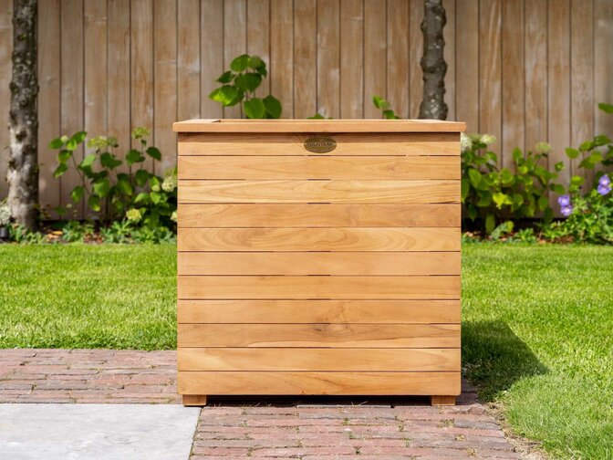 Teak-Pflanzkübel 60 x 60 x 60 cm