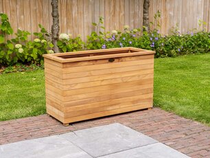 Teak-Pflanzkübel 40 x 100 x 60 cm