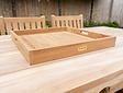 Teak-Tablett quadratisch 6060