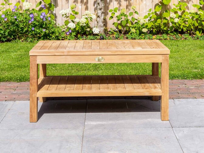 Teak-Beistelltisch Roma 100x50x50cm