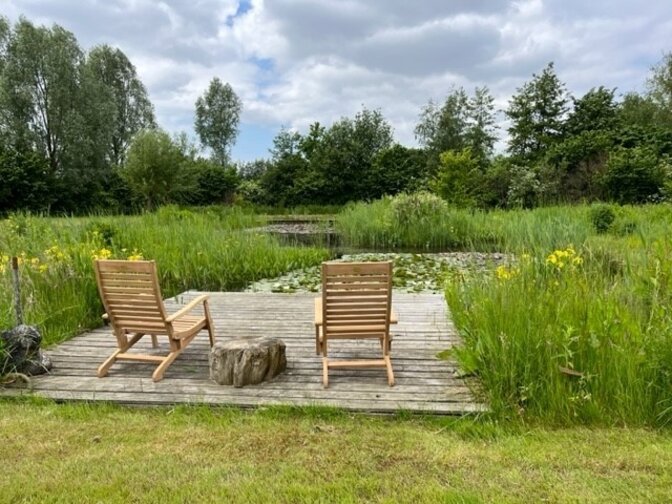 Teak Loungesessel Dicaprio zusammenklappbar