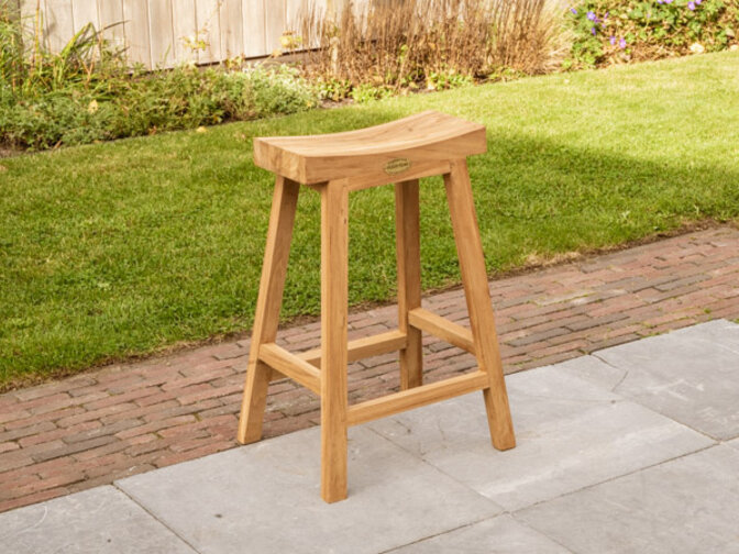 Teak-Stehtischhocker 72 cm