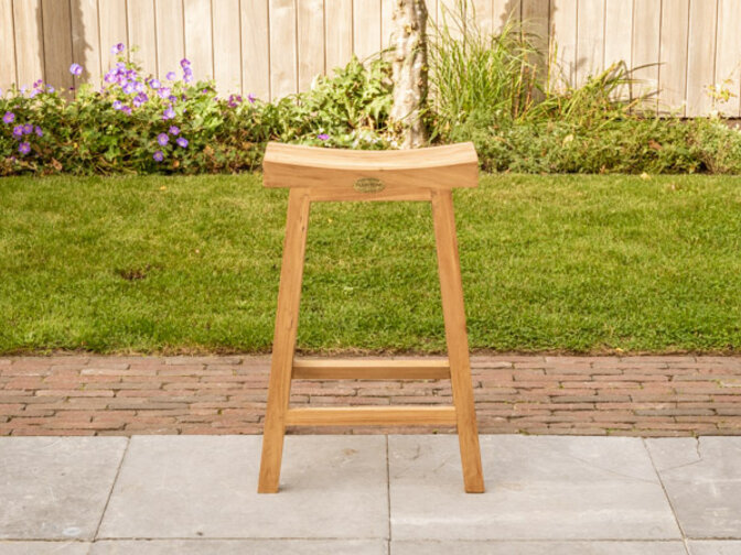 Teak-Stehtischhocker 72 cm