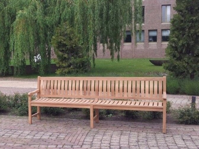 Polster für Gartenbank Bergamo 260 - Schwarz