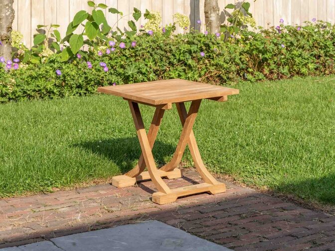 Teak-Klapptisch Dicaprio 45 cm
