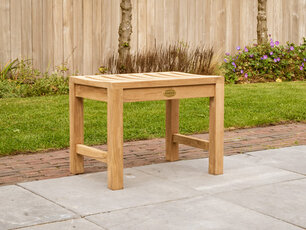 Teak-Gartenbank Bergamo 60 cm ohne Rückenlehne