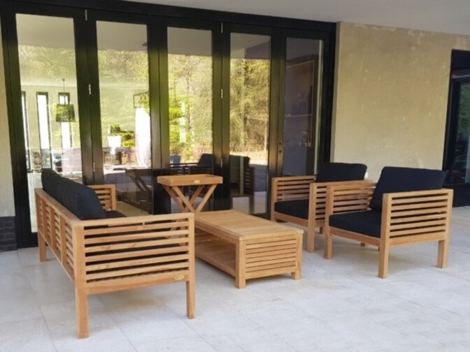Teak-Loungetisch Palermo – Couchtisch