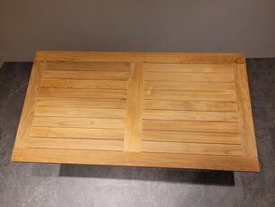 Teak-Tischplatte 75 x 140 – einzelne Tischplatte