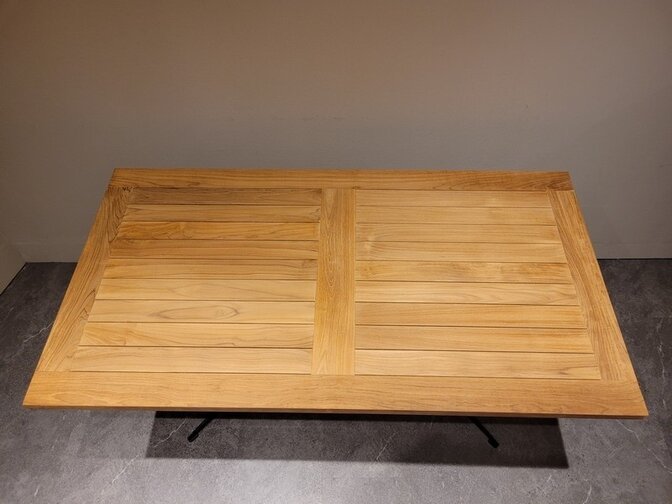 Teak-Tischplatte 75 x 140 – einzelne Tischplatte