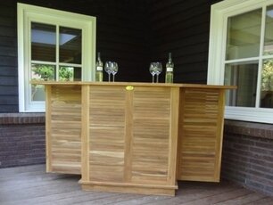 Zusammenklappbar Teakholz-Bar