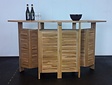 Teak-Bar zusammenklappbar
