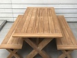 Teak-Picknickbank 45x180 cm