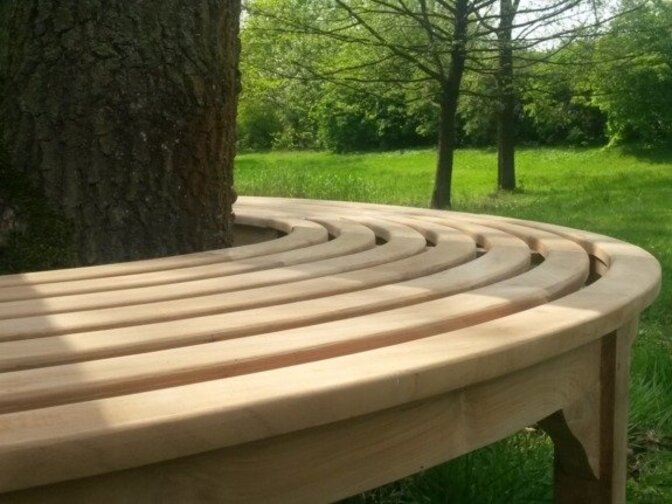 Teakholzbank ohne Rückenlehne 220 cm