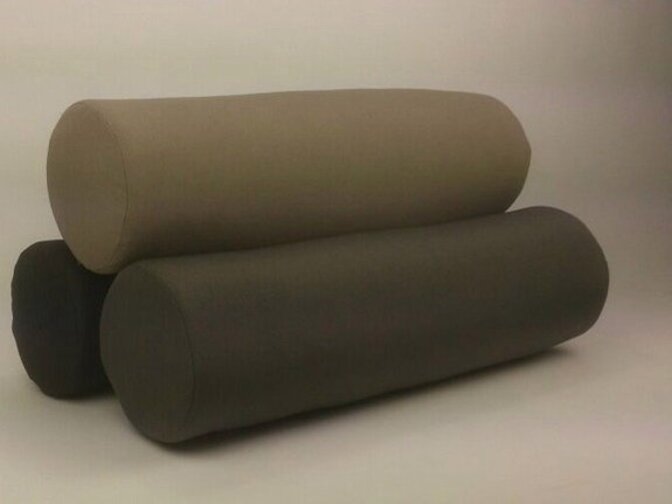 Kissenrolle 20x70 cm – Schwarz