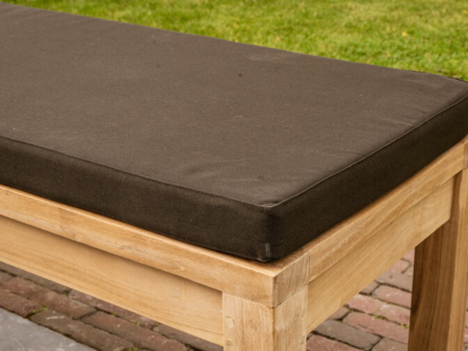 Polster für Sitzbank Bergamo & Napoli 60 cm  -  Schwarz