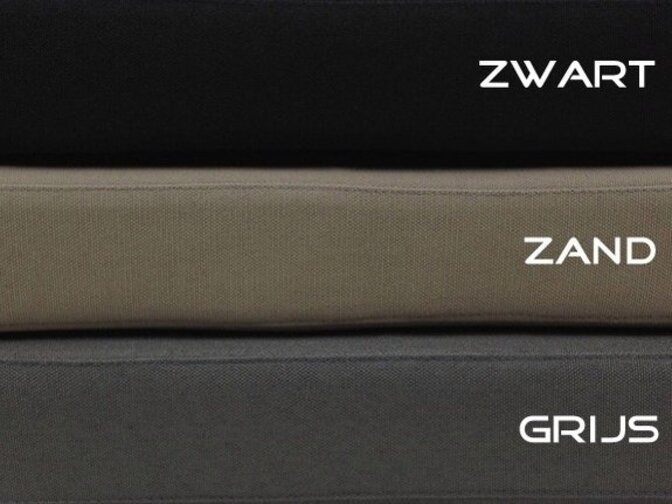 Polster für Sitzbank Bergamo & Napoli 60 cm  -  Schwarz