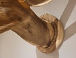 Hirschkopf mit Geweih aus Holz L