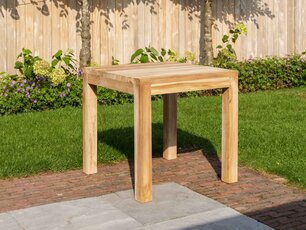 Quadratischer Gartentisch Napoli 80x80x77cm